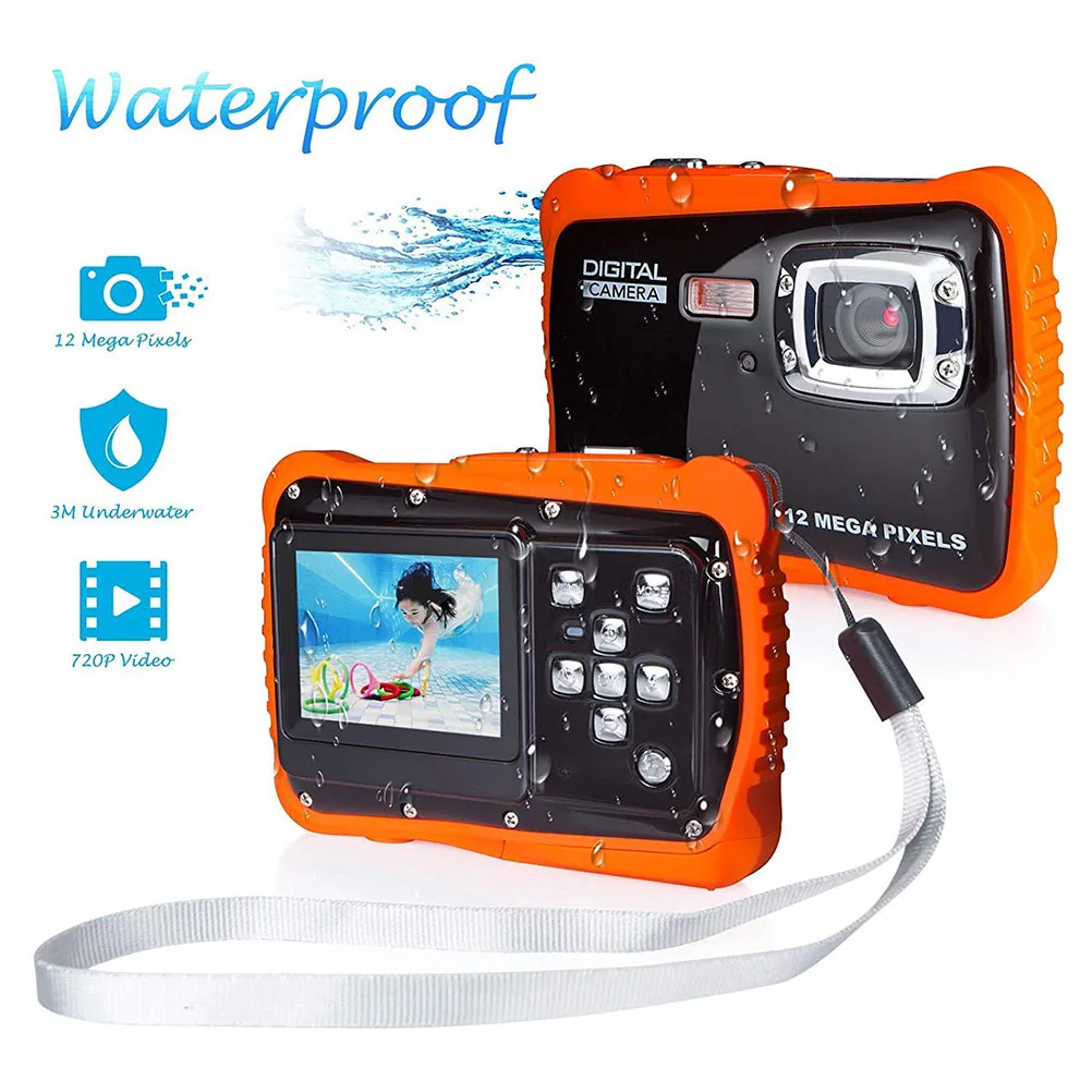 Дети подводный для цифровой камеры Водонепроницаемый видео Регистраторы экшн
