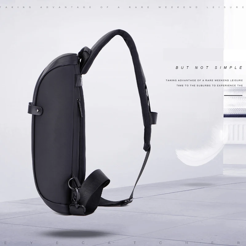 Известный бренд Мужская нагрудная сумка водонепроницаемая противокражная USB