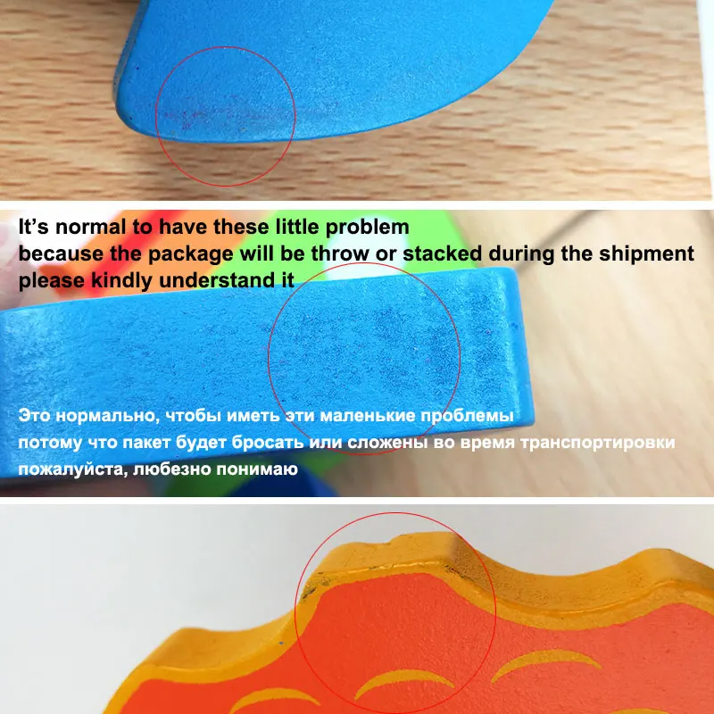 Деревянные игрушки Детский 3D пазл Раннее Обучение головоломки с животными