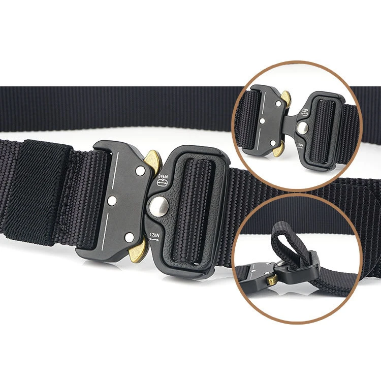Военный тактический ремень армейский Пояс для охоты на открытом воздухе походный армейский боевой тренировочный регулируемый нейлоновый защитный ремень аксессуары для безопасности