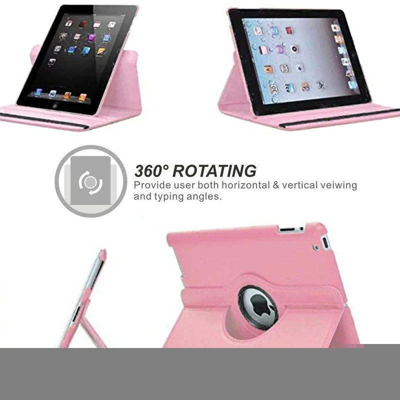 Чехол для ipad mini 1 2 3 360 чехол с поворотом градусов из искусственной кожи флип-чехол s для ipad mini 7," планшет смарт-чехол s coque