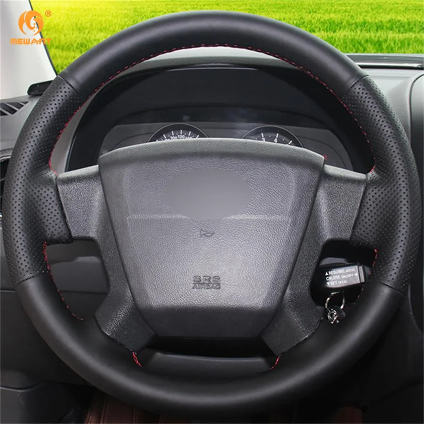 Черный оригинальный кожаный чехол MEWANT для Jeep Compass 2006 2010 старый Патриот 2007