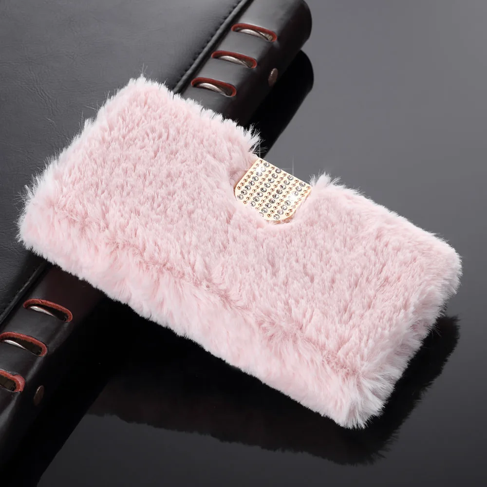 style 5 LLZ.COQUE Роскошный чехол-портмоне с откидной крышкой и функцией подставки чехол для телефона для samsung J3 J4 J6 J7 J8 A5 A6 A7 A8 Магнитная с Плюшевым Мехом на застежке чехол Coque - Цвет: style 5