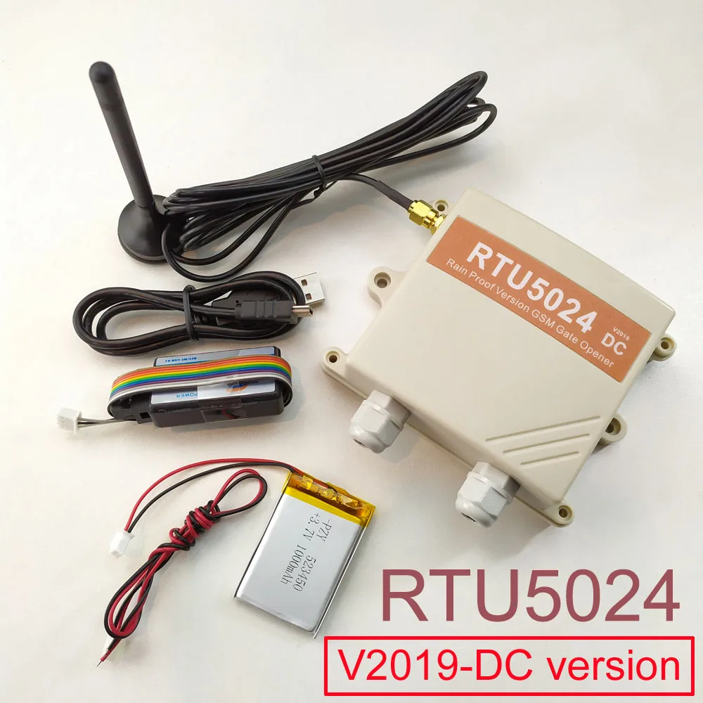 AC/DC9-36V V2019 RTU5024 WDC Водонепроницаемый Тип GSM Открыватель раздвижных ворот Реле