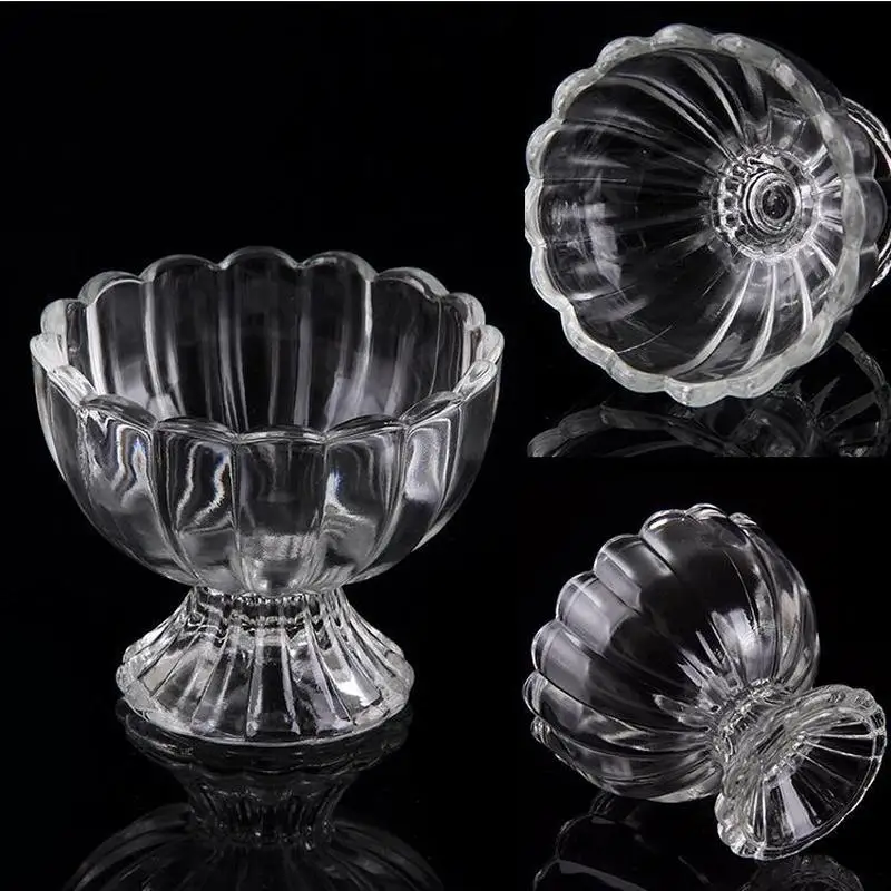 Стеклянный прозрачный стакан для десерта сока салата молока чая молочный