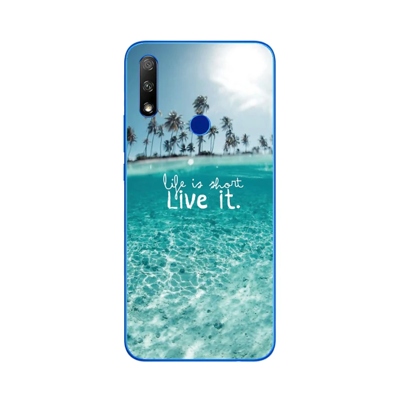 Силиконовый чехол для huawei honor 9x Мягкий ТПУ чехол-накладка телефона premium с