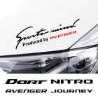 Автомобильная наклейка для бровей Dodge AVENGER CALIBER CARAVAN CHALLENGER CHARGER Дротика DURANGO JOURNEY NITRO автомобильные аксессуары виниловая наклейка