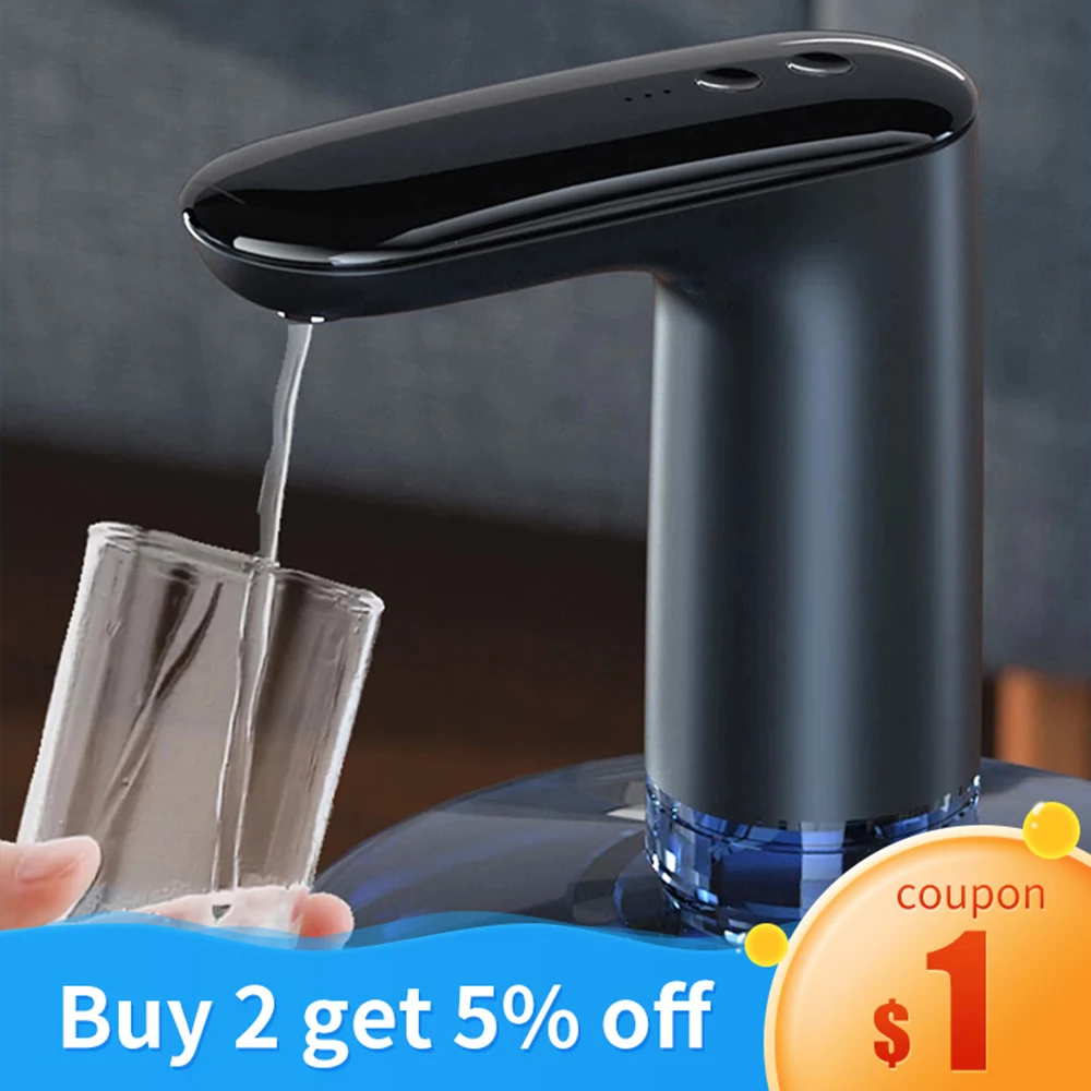 Портативный диспенсер для воды бытовой автоматический Электрический насос с USB