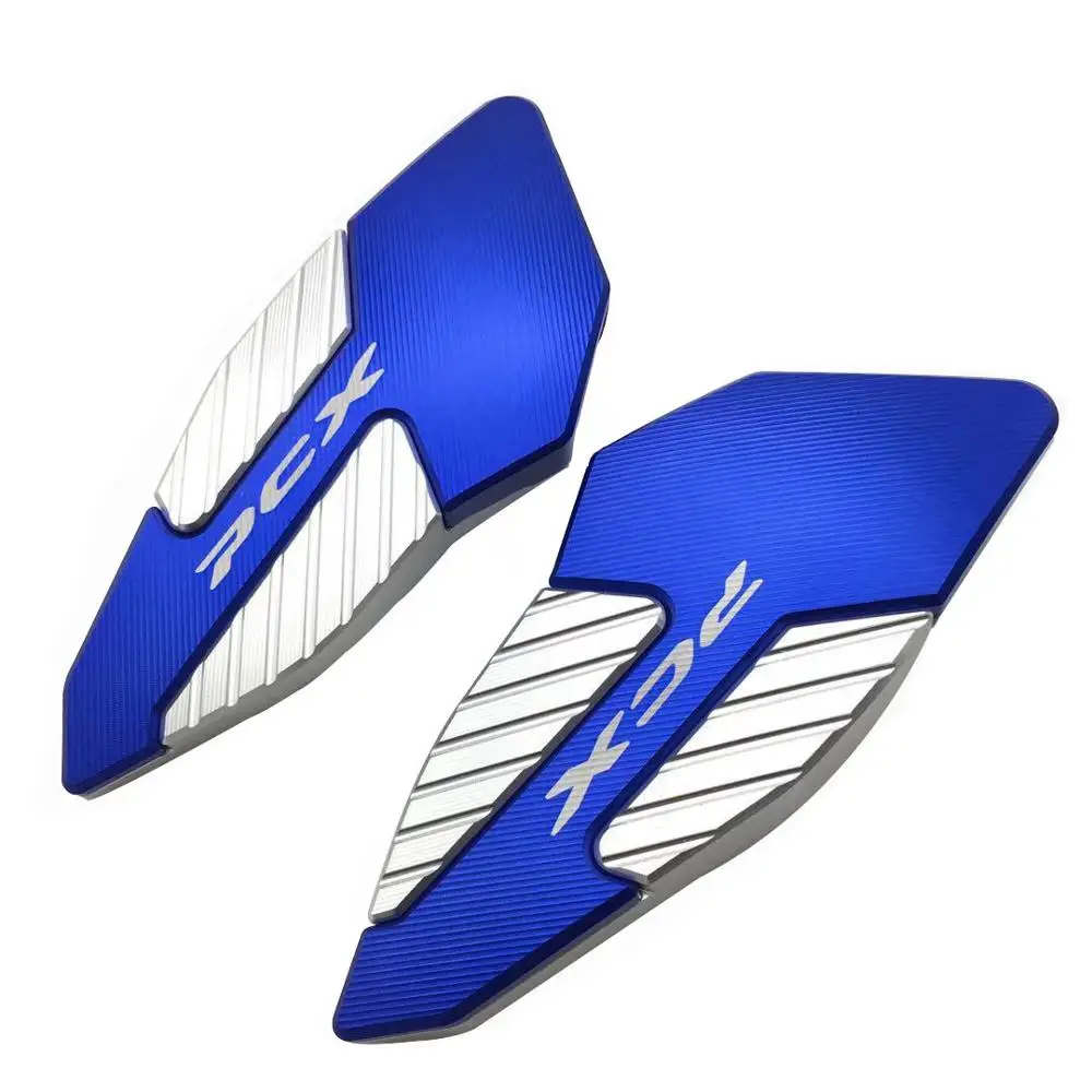 Изменение мотоциклетные cnc алюминиевый сплав PCX задняя педаль подставка для ног