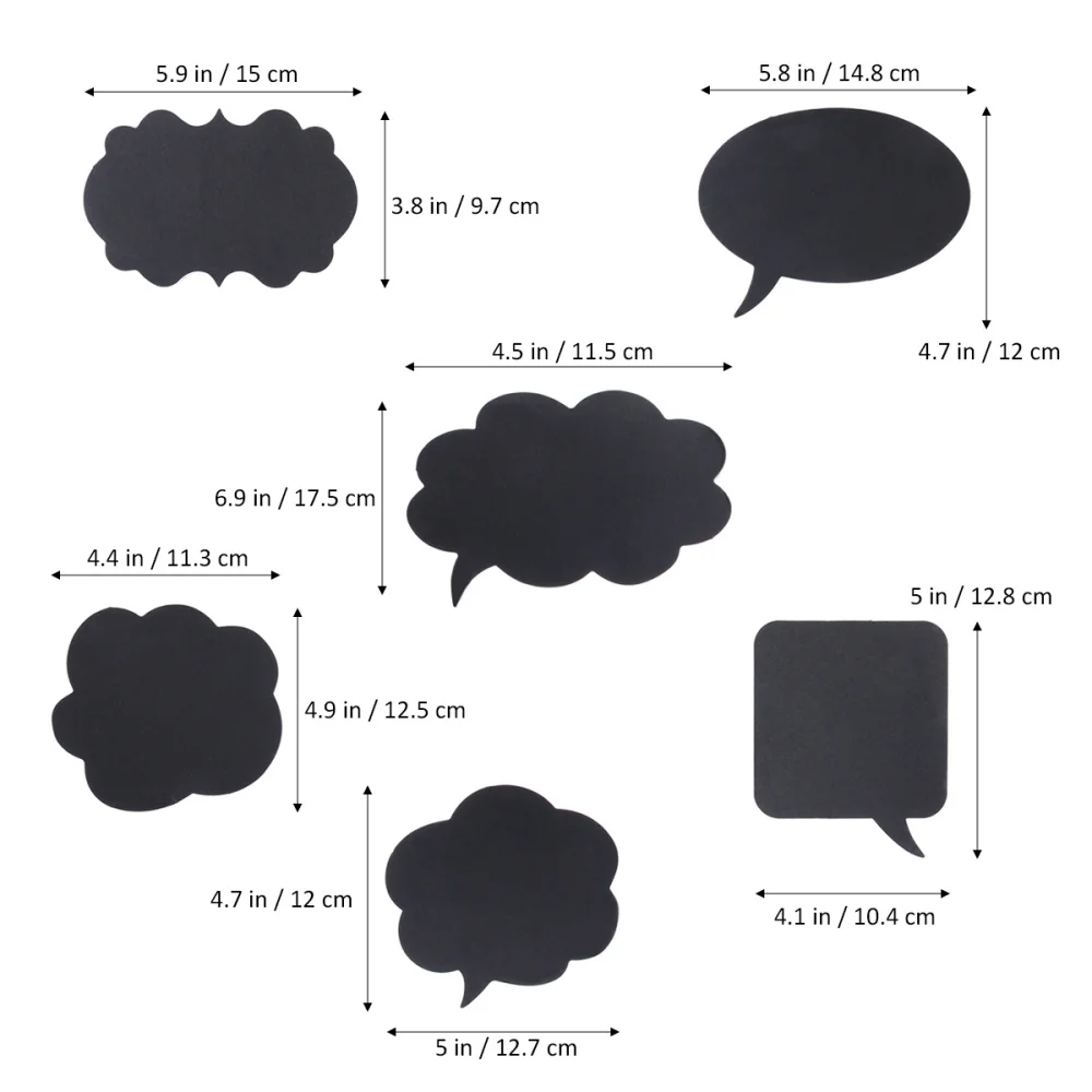 Фотореквизит для селфи 20 шт. бумажные доски письма сообщения знаки сделай сам