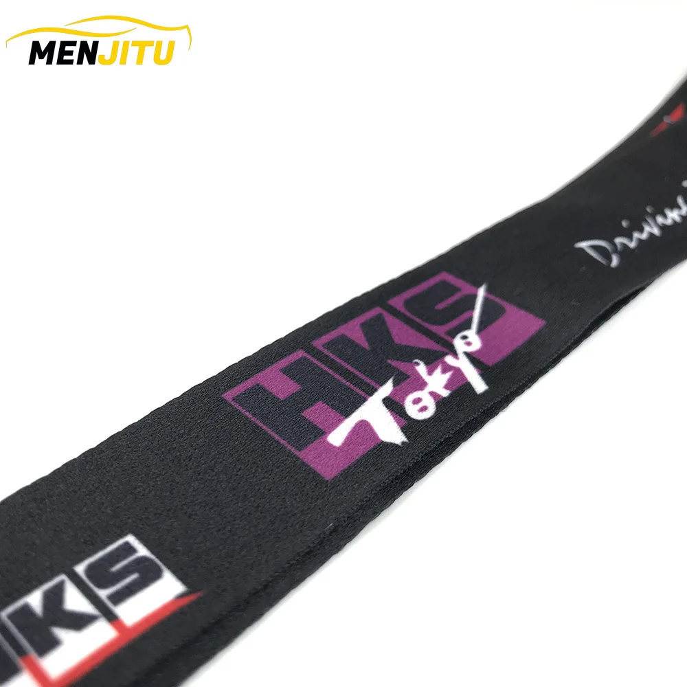 JDM СТИЛЬ HKS Логотип Ремешок для сотового телефона установка Брелок гоночный