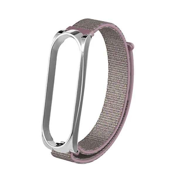 Pink HANGRUI браслет ремешок для huawei Honor Band 5/4 нейлон спортивная петля Замена часов Ремешок для Honor Band 5 браслет ремешок - Цвет: Pink