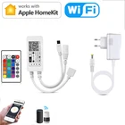 Умный пульт управления Homekit с пультом дистанционного управления для 12 В RGB светодиодной ленты рождественские украшения, Google Home Wifi музыкальный пульт управления