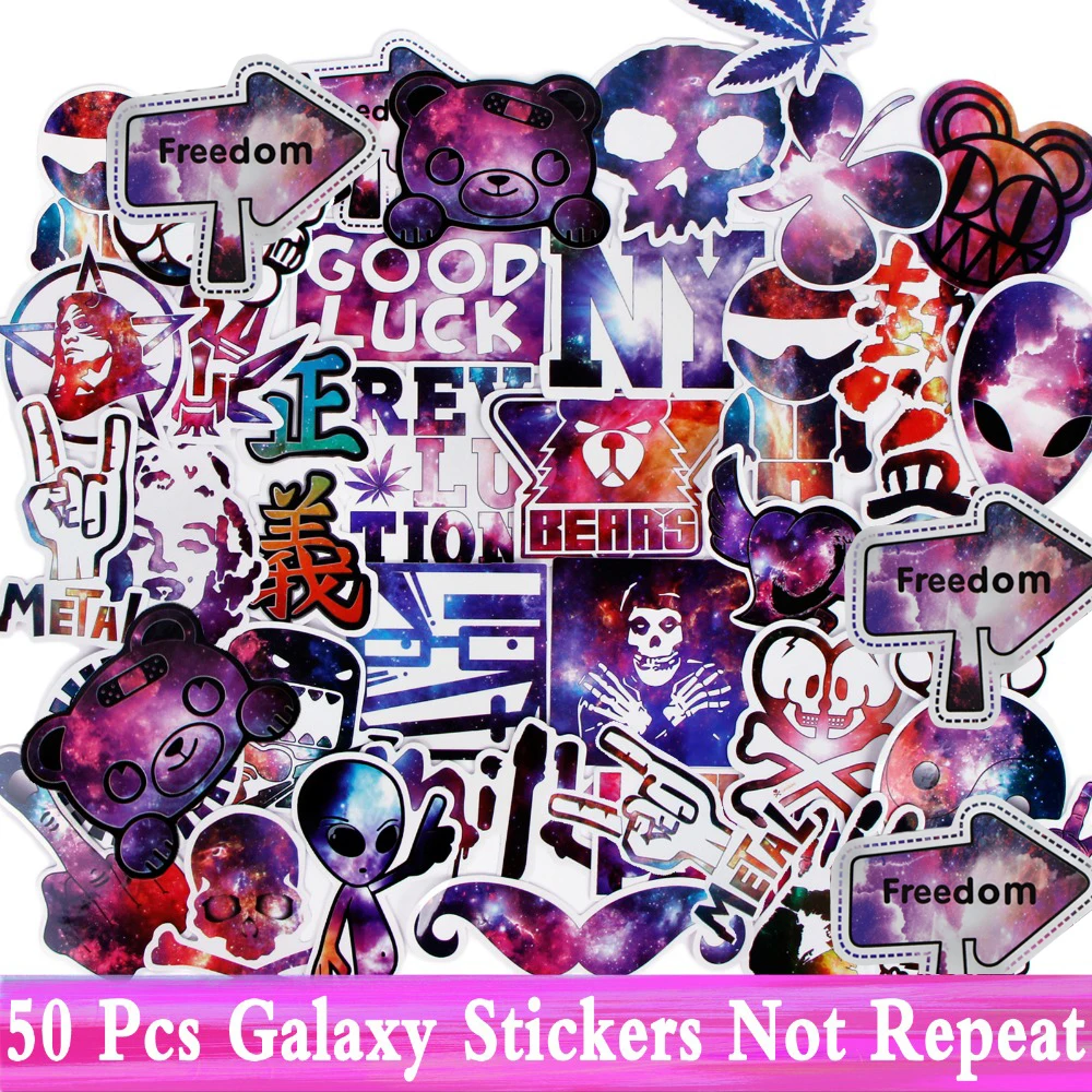 Наклейки Galaxy 50 шт. смешанный JDM СТИЛЬ Декор игрушка виниловые наклейки багаж