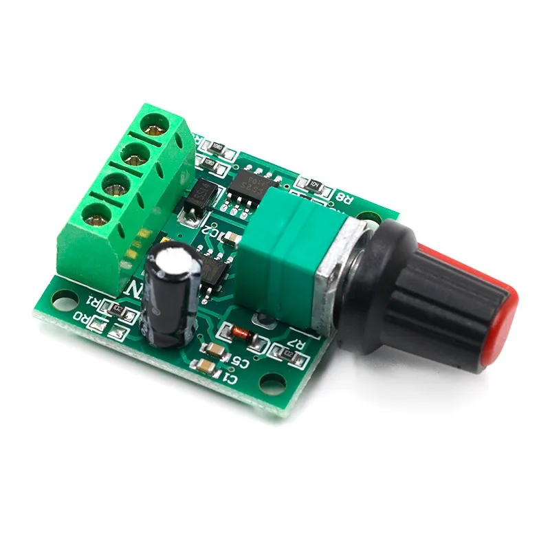 

PWM DC Motor Speed Controller Potentiometer Knob Switch Kit 1.8V 3V 5V 6V 12V Current Voltage Regulator Adjustable Drive Module