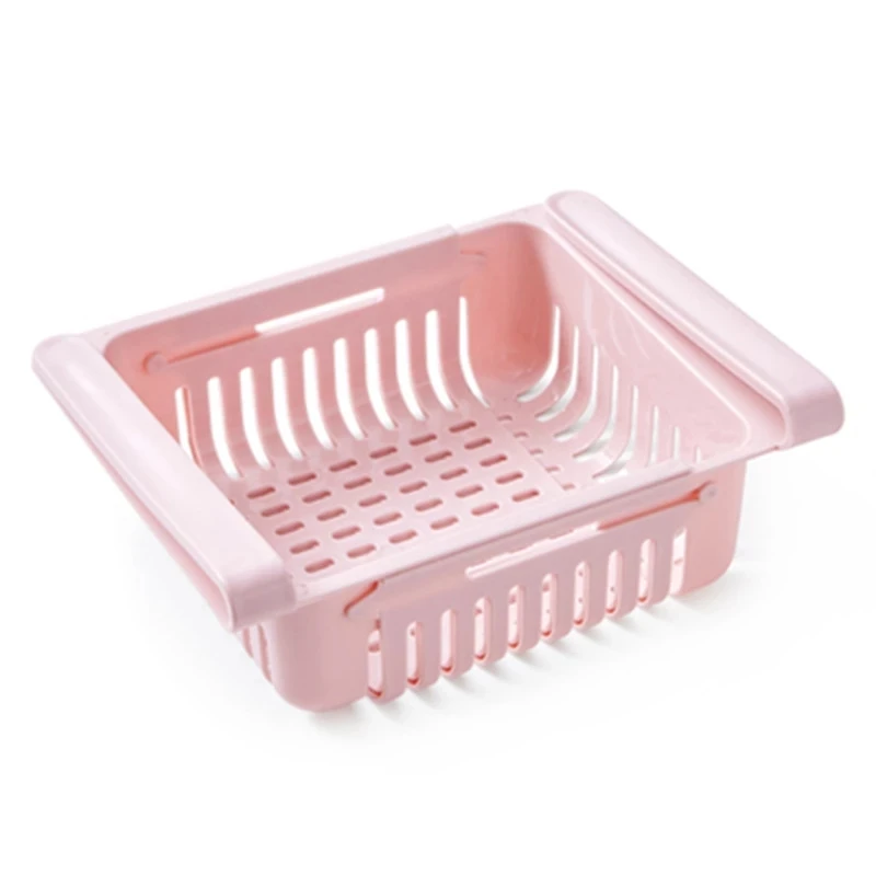 

Fridge Food Organizer Adjustable Storage Rack Organizer Storage Drawer Container Refrigerator Box Rack Fridge Storage Shelf