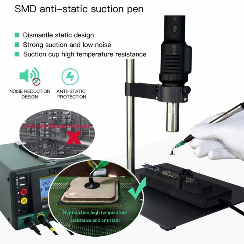 DES H95 1600 Вт 5 в 1 паяльник BGA паяльная станция SMD комплексный Ремонтный комплект для
