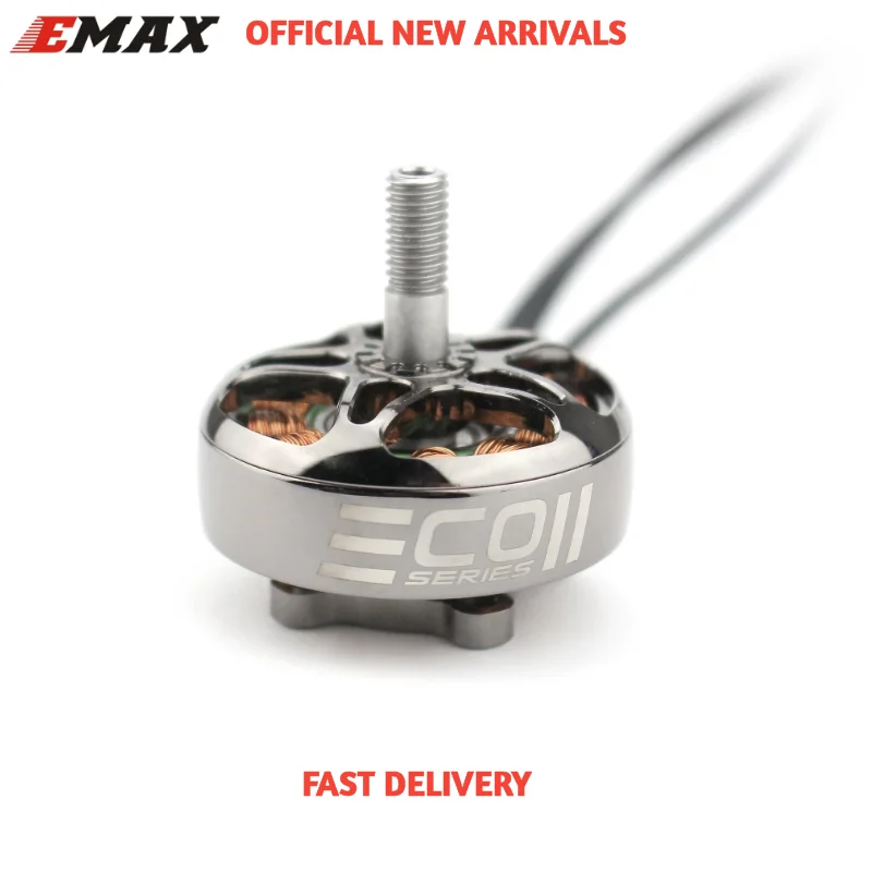Motor sin escobillas para Dron teledirigido, Motor sin escobillas de 1300KV 1700KV 1500KV, Serie ECO II oficial Emax 2807, regalo en Stock-0