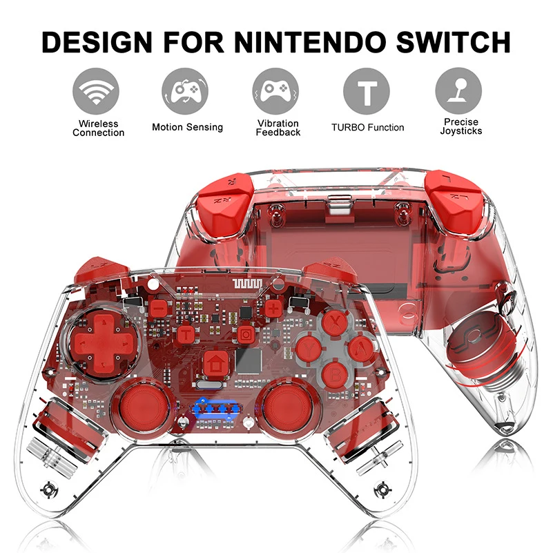 Геймпад Для Nintendo переключатель Pro контроллер Bluetooth Беспроводной подключения