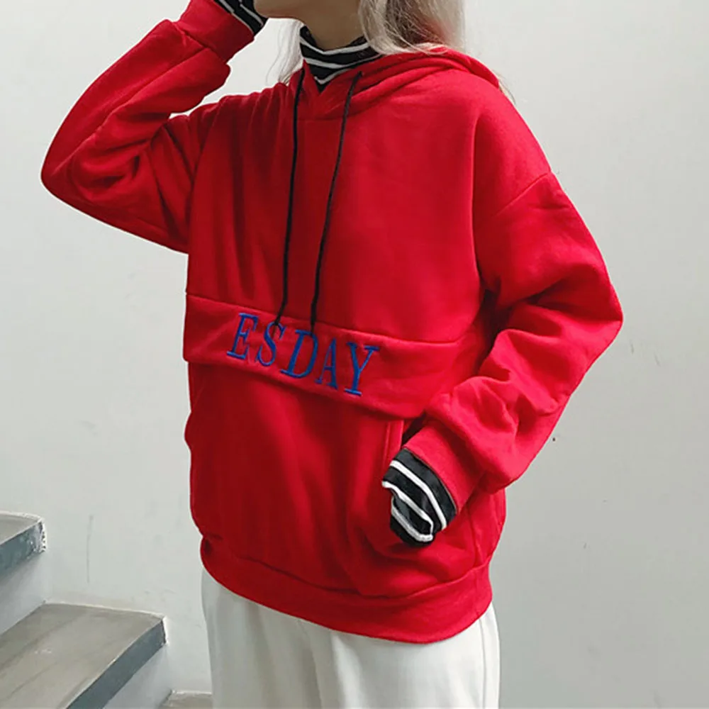 Женские толстовки с воротником под горло в Корейском стиле сезон осень-зима