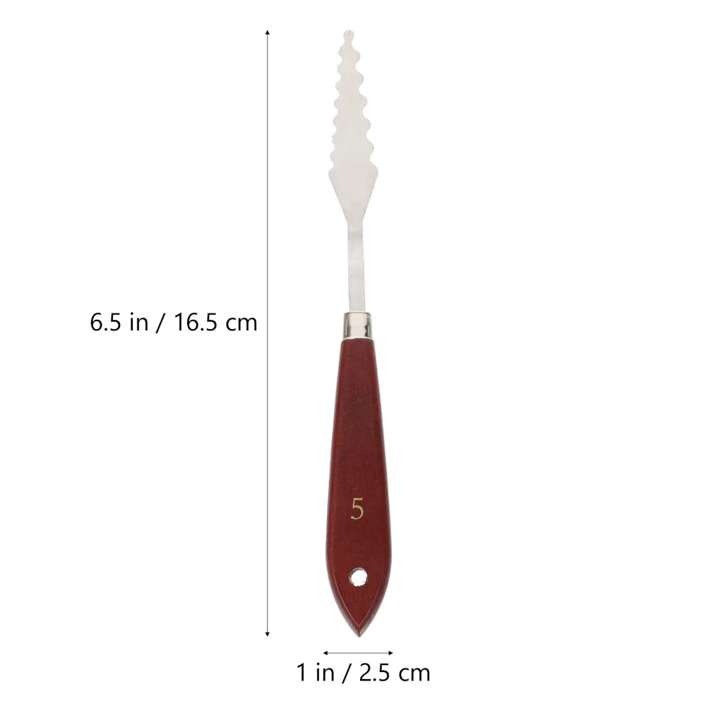 

14pcs Wood Handle Painting Spatulas Color Mixing Tool Oil Painting Supplies