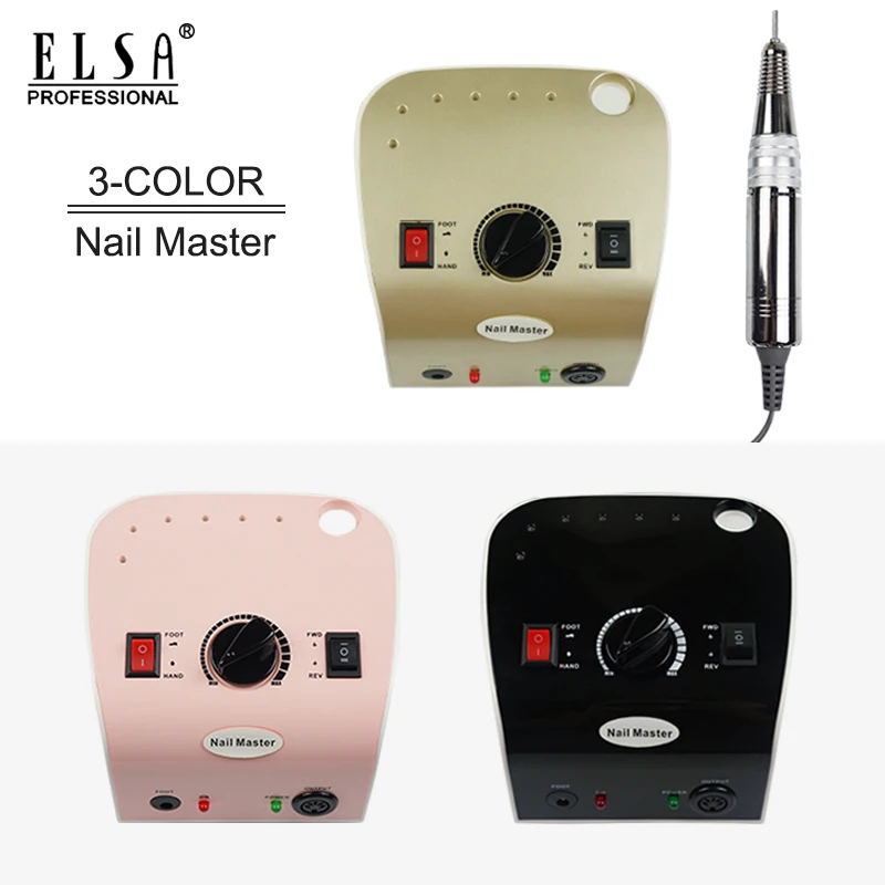 Электрический маникюрный набор 65 Вт профессиональная дрель для ногтей контроль