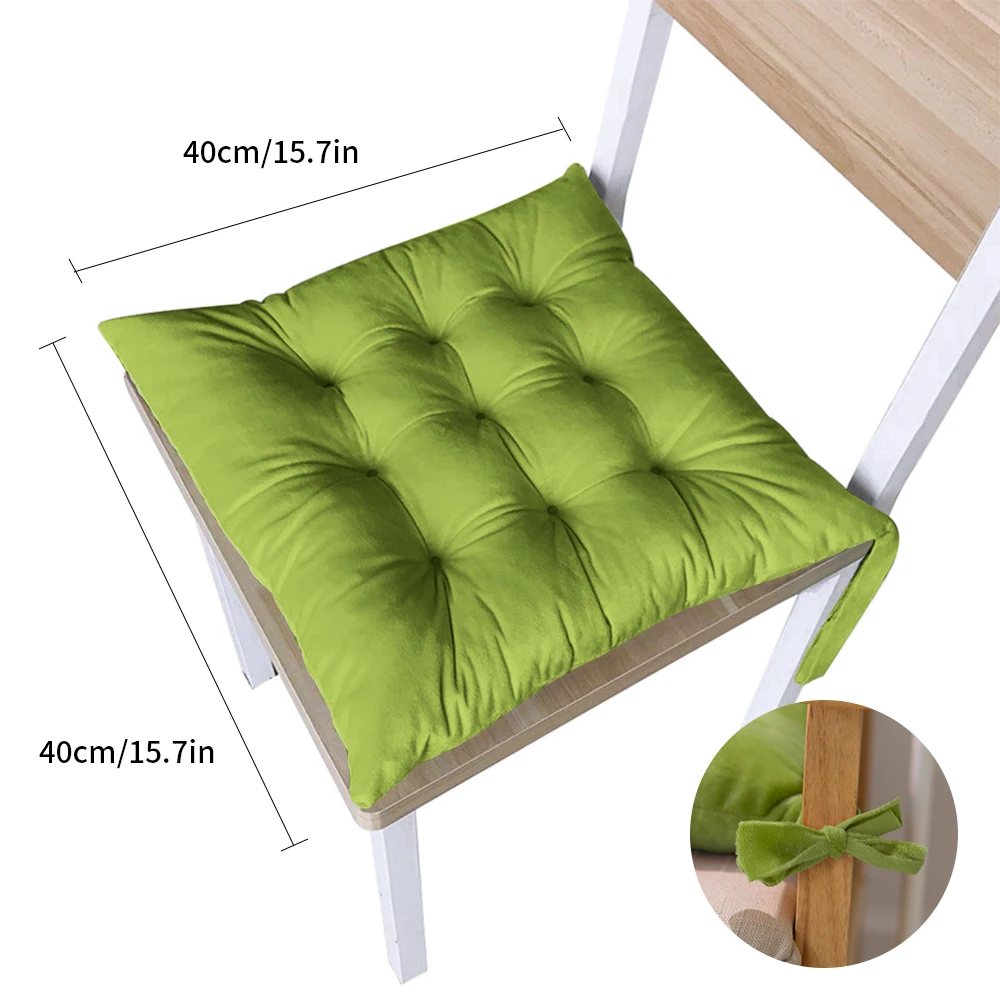 Подушка для стула удобная подушка сиденья 40x40 см домашний декор пола Cojines