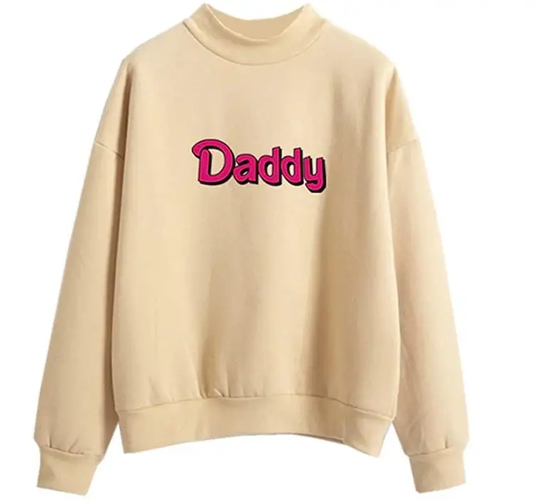 

Новинка 2020, популярный корейский Свободный свитшот в стиле ins с надписью папы, повседневный Свитшот унисекс с длинным рукавом, толстовка