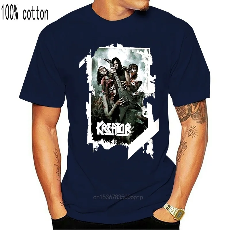 

Men's Kreator classic rock band short sleeve T-shirt