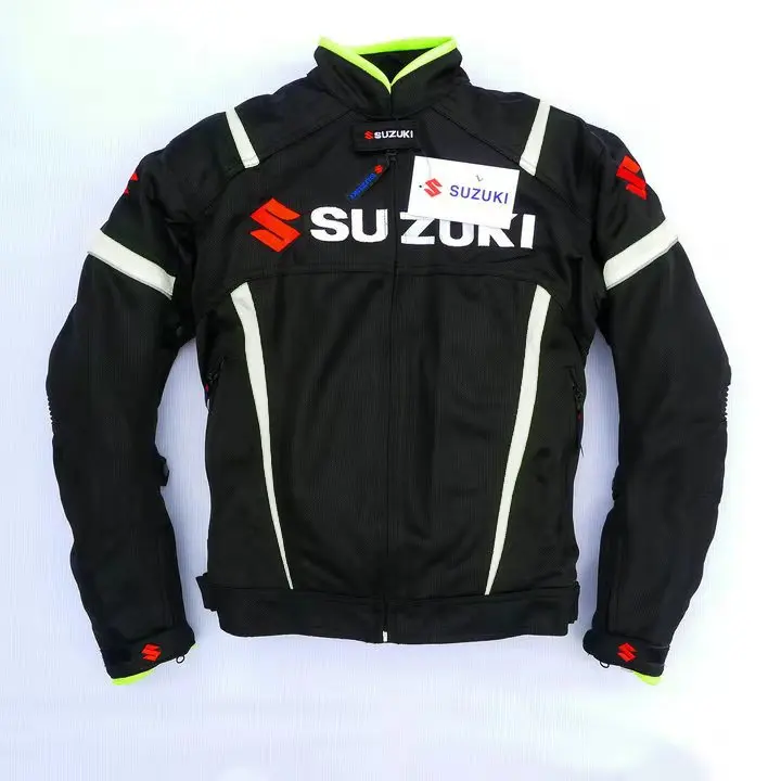 Новое поступление S car Suzuk i Moto Япония Мото Гонки на мотоциклах спортивная куртка для спорта на открытом воздухе чистая ткань куртка с молнией летняя одежда