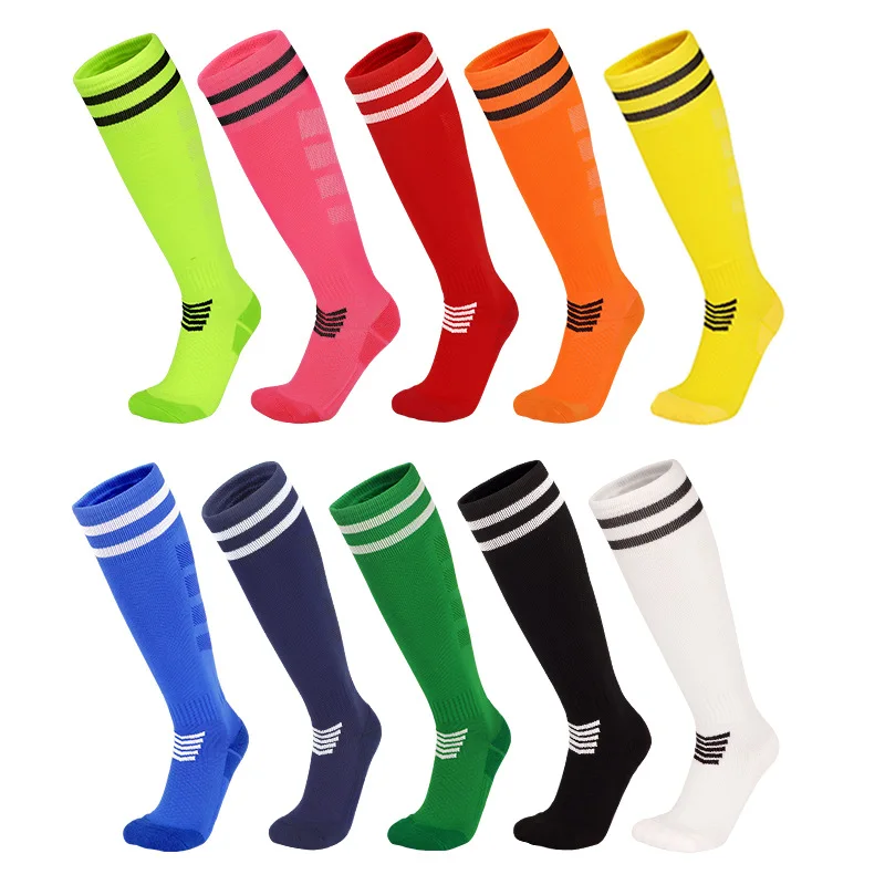 

20 PCS Can Custom Print Sport Stocking Women Men Kid Jacquard Thick Towel Bottom Outdoor Athletic Running Soccer Football Socks