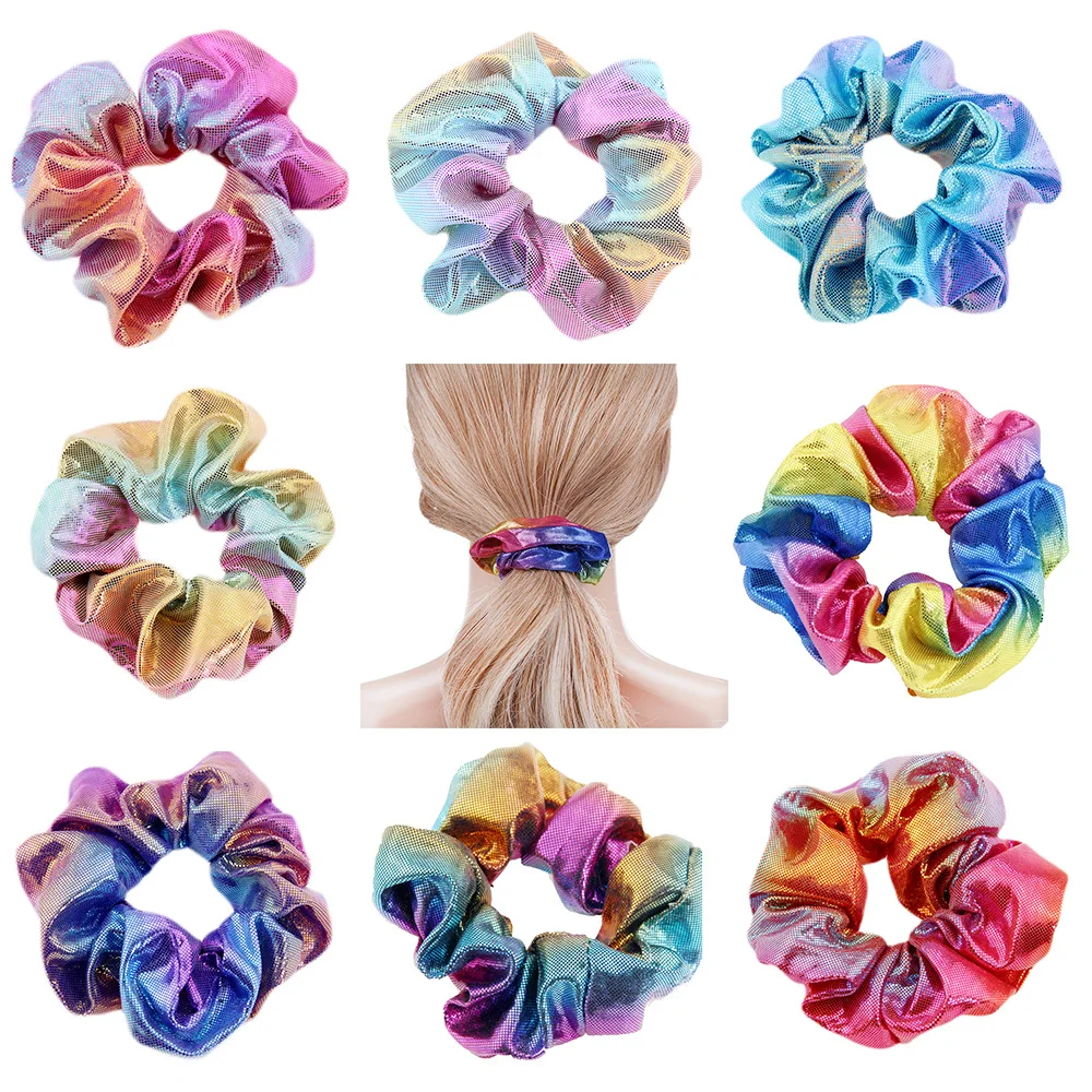 6PCS Woman Velvet Scrunchies Hair Ring Ties For Girls Ponytail Holders Rubber Band Elastic Hairband Accessories Headwear |