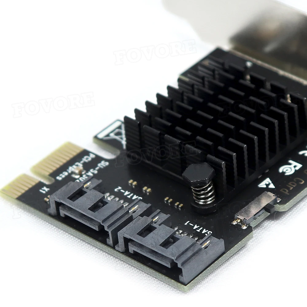 PCIe к SATA 3 III 0 2-портовый адаптер SATA3 6 Гбит/с SSD PCI-e PCI Express x1 конвертер контроллер