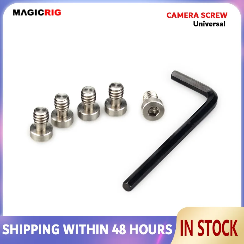 

MAGICRIG 1/4 Inch Camera Screw Hex Screw for Camera Cage ,Such as for BMPCC 4K / 6K / 6K Pro Camera Cage (5pcs Pack)