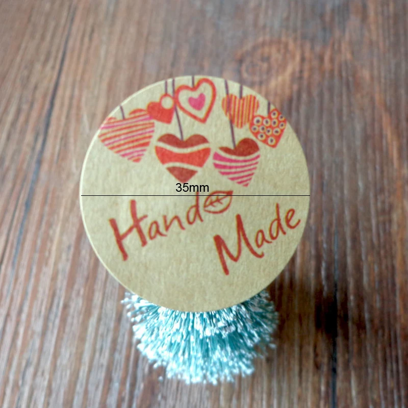 Самоклеящиеся уплотнительные наклейки 120 шт./лот круглая наклейка ручной работы