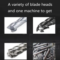 Milling Cutter Grinder Universal Sharpener Fully Automatic Tungsten Steel Milling Cutter High Precision Sharpener Tools KZ-X12