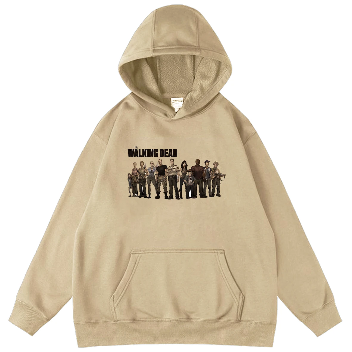 

The Walking Dead Print Men Autumn Cotton INS Style Hoodies Sweatshirt Men's Winter Loose Streetwear Boys Harajuku Hoodie Tops