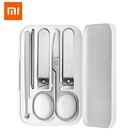 XIAOMI Mijia 5 шт. портативный маникюрный и педикюрный набор для ногтей из нержавеющей стали