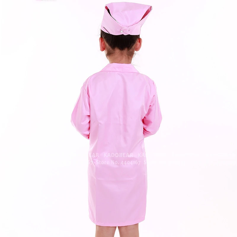 Детские докторские костюмы униформа медсестры для маленьких девочек и мальчиков