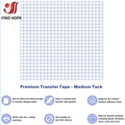 Клейкая прозрачная лента Mid Tack для нанесения переводной бумаги, Виниловая наклейка, режущие Переводные картинки сделай сам, 30 см * 20 см