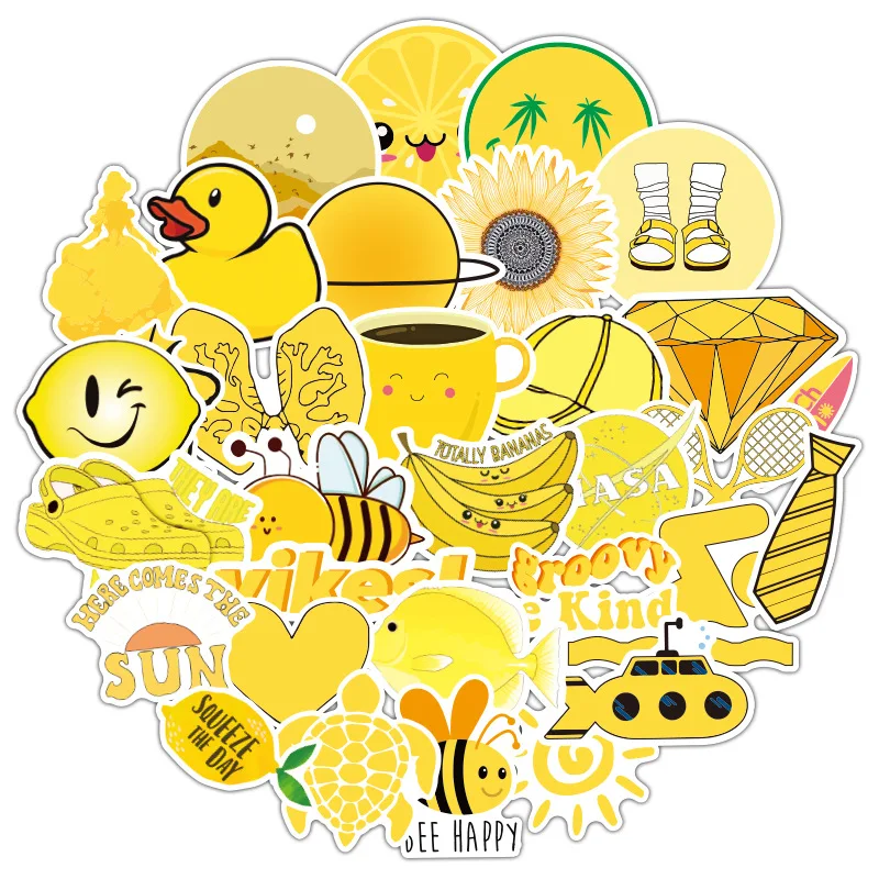 50Pcs/lot VSCO Stickers Colorful Waterproof Sticker for Laptop Car Luggage Bicycle Cartoon Cute Flower Fashion Decal | Игрушки и хобби