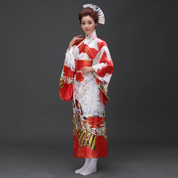 

2020 New Japanese Traditional Cotton Clothing Kawaii Japan Yukata Kimono Women Flowers Kimono Dress Yukata Japanese Kimono