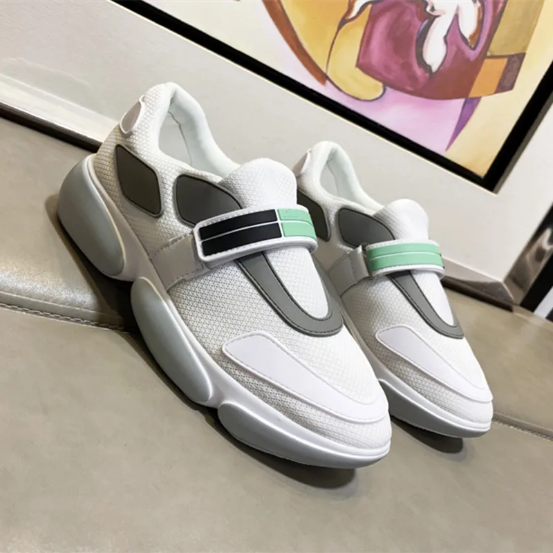 Кроссовки женские на платформе дышащие сетчатые липучке Повседневная Брендовая