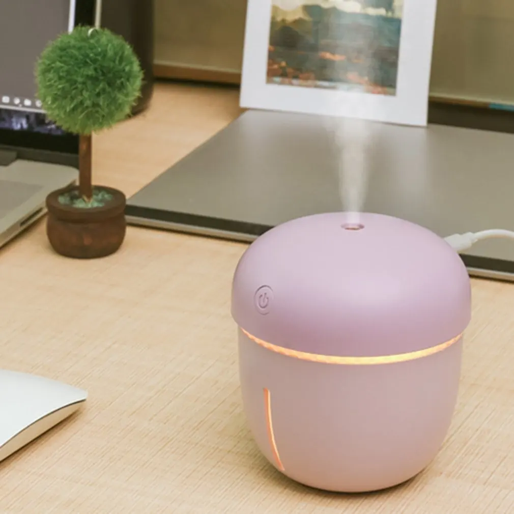 

Creative Stylish USB Air Humidifier Essential Oil Diffuser Colorful LED Night Lamp Mini Portable Home Humidifier
