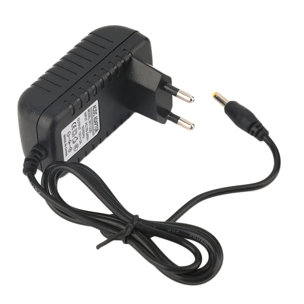 DC 12V 2A адаптер переменного тока трансформатор питания для 5050 5630 3528 Светодиодная лента ЕС высококачественное зарядное устройство для блок питания для планшета