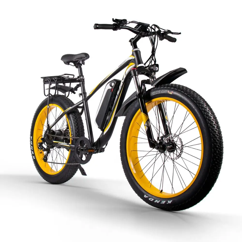 Billig CYSU CM980MElectric Fahrrad 1000Wsnow Elektrische Fahrrad 48V17Ah Lithium-batterie Elektrische Mountainbike 26 Zoll 4,0 Fett Reifen Ebike