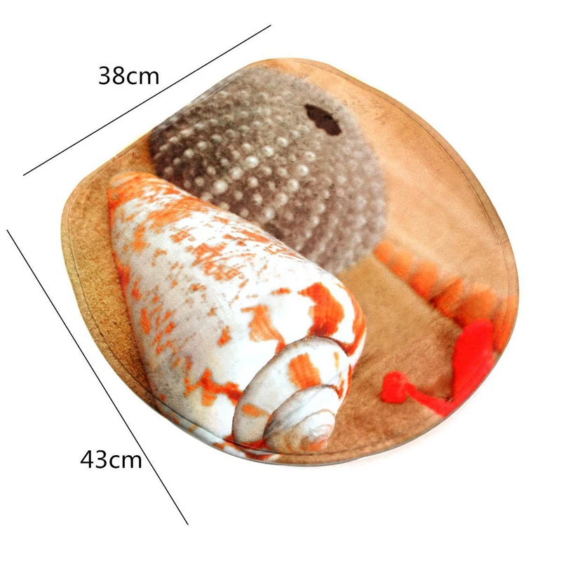 3 шт./компл. мягкий коврик для ванной с изображением морской звезды фланелевый