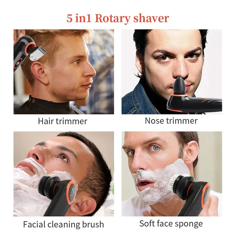 2 шт. мужские аксессуары для бритья Электрический перезарядник носовой нож