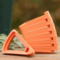 12 pcs of gardening breathable planting tray garden decoration household foldable root rot prevention flower pot bottom support