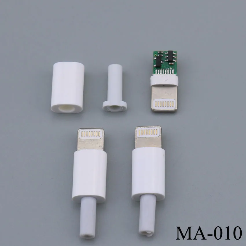 1 компл. DIY Micro USB Type-C сварочный Тип штекер 8 Pin разъем w/пластиковая крышка